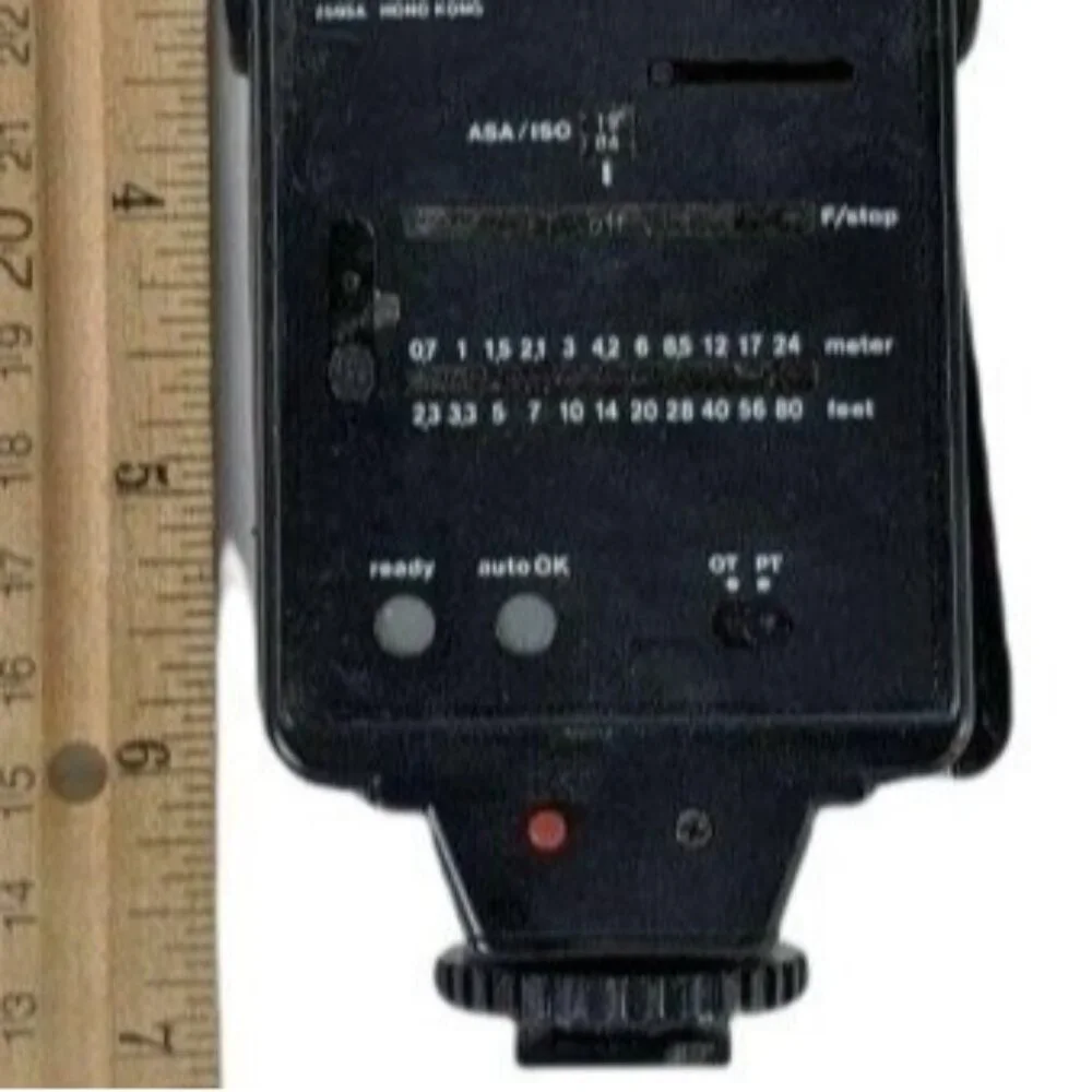 SUNPAK Thyristor auto 244D Camera Flash attachment 57d